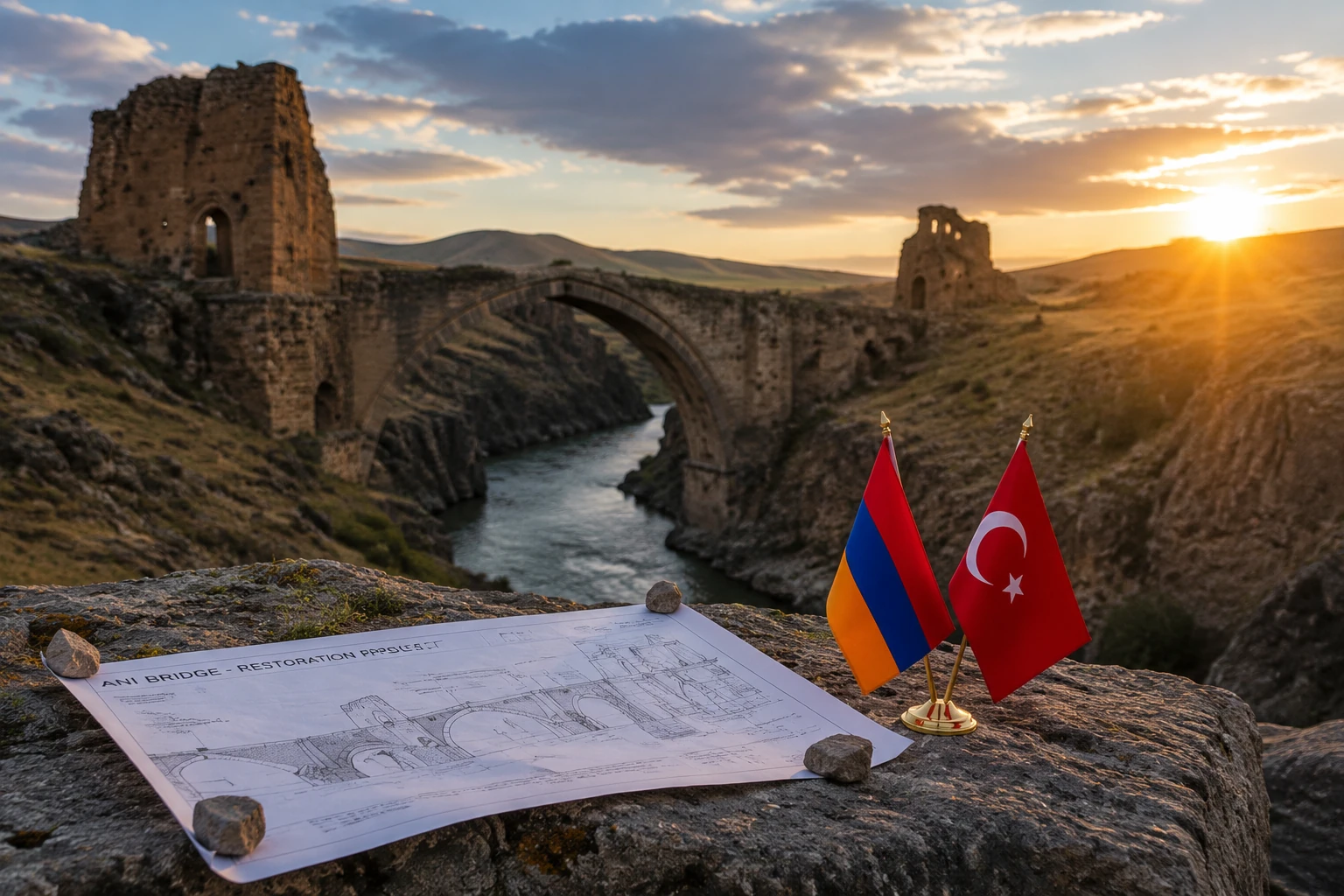 گام کوچک، پیام بزرگ؛ مرمت پل آنی و احیای مسیر اعتماد میان ارمنستان و ترکیه